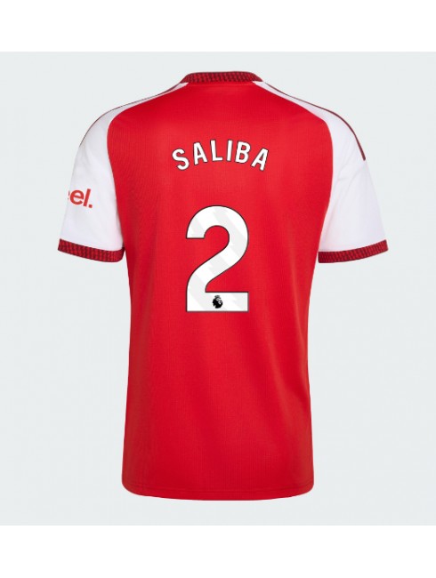 Muži Futbalové oblečenie Arsenal William Saliba #2 2026-27 Krátky Rukáv - Domáci Muži Futbalové oblečenie Arsenal William Saliba #2 2026-27 Krátky Rukáv - Domáci